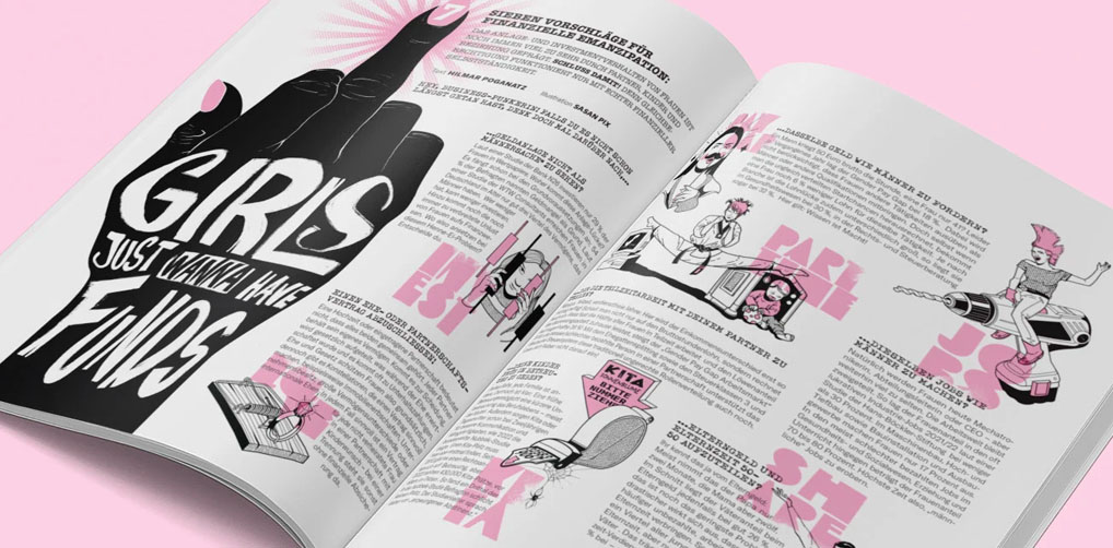 Business Punk Girl Power Editorial