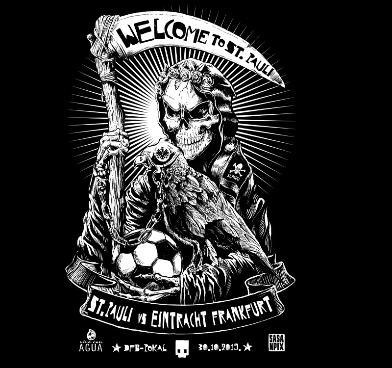 Fc St Pauli Art Print