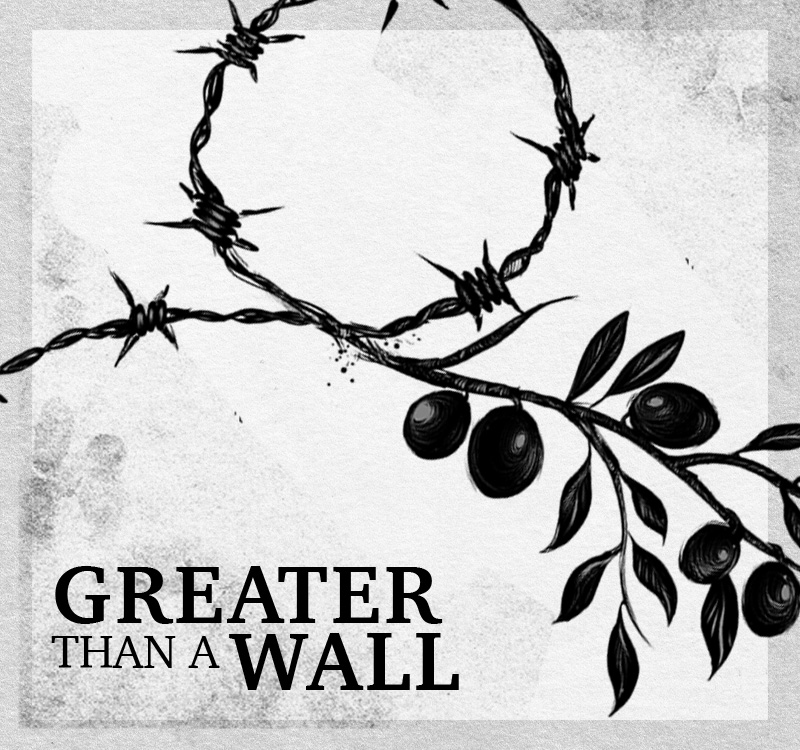 Greater Than a Wall book cover illustration