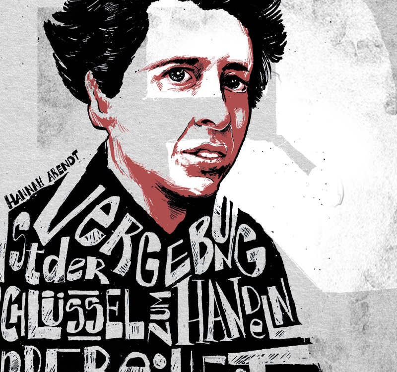 Hannah Arendt Illustration