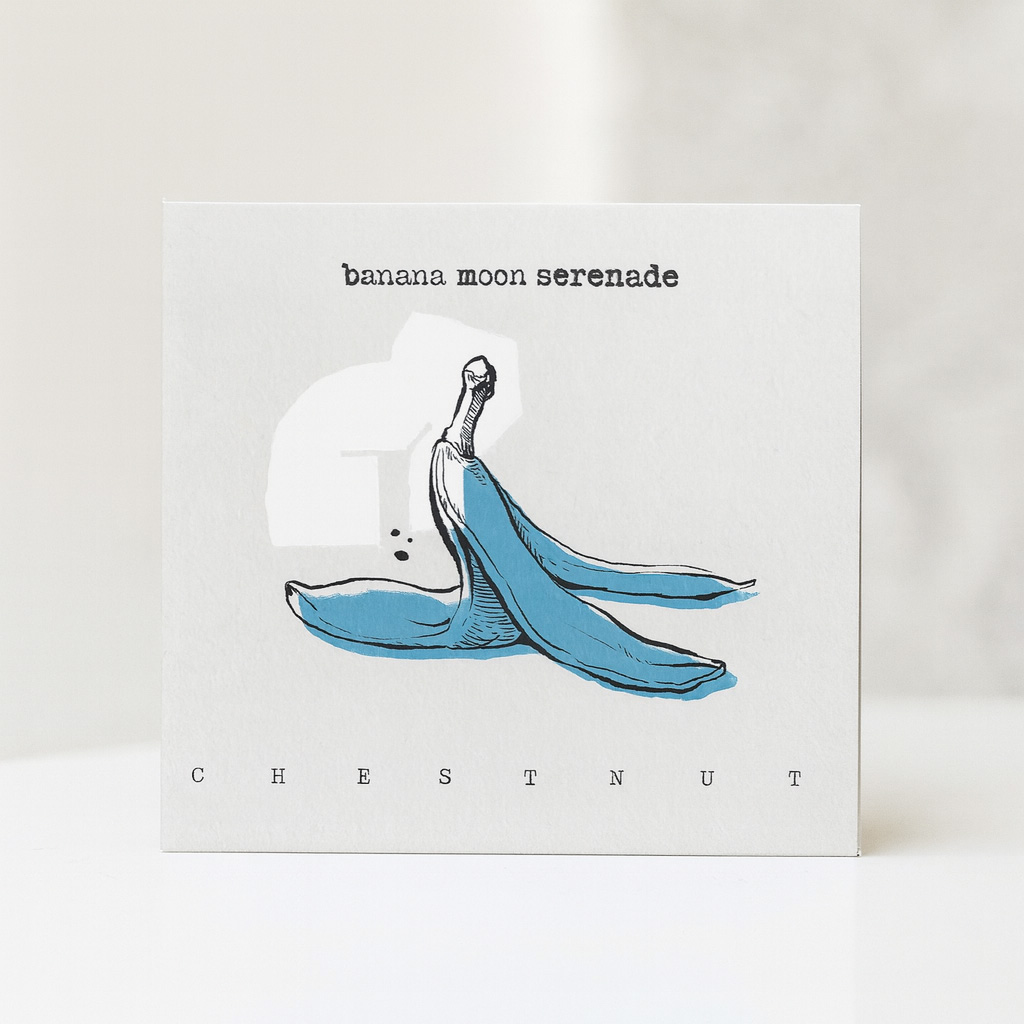 Jazz CD album cover with an illustration of a banana peel on it.