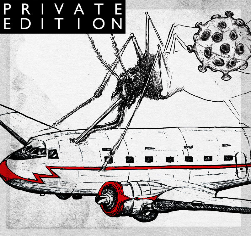 Editorial illustrations for Private Edition magazine South Africa