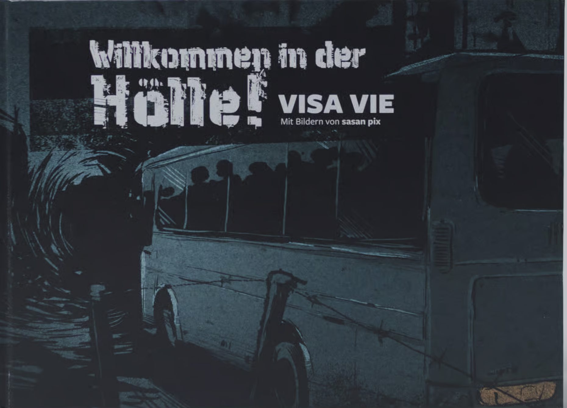 Book illustration for Willkommen in der Hölle by Visa Vie.