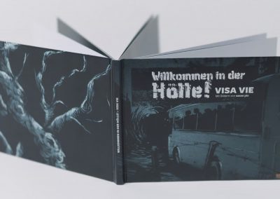 Book illustration for Willkommen in der Hölle by Visa Vie.